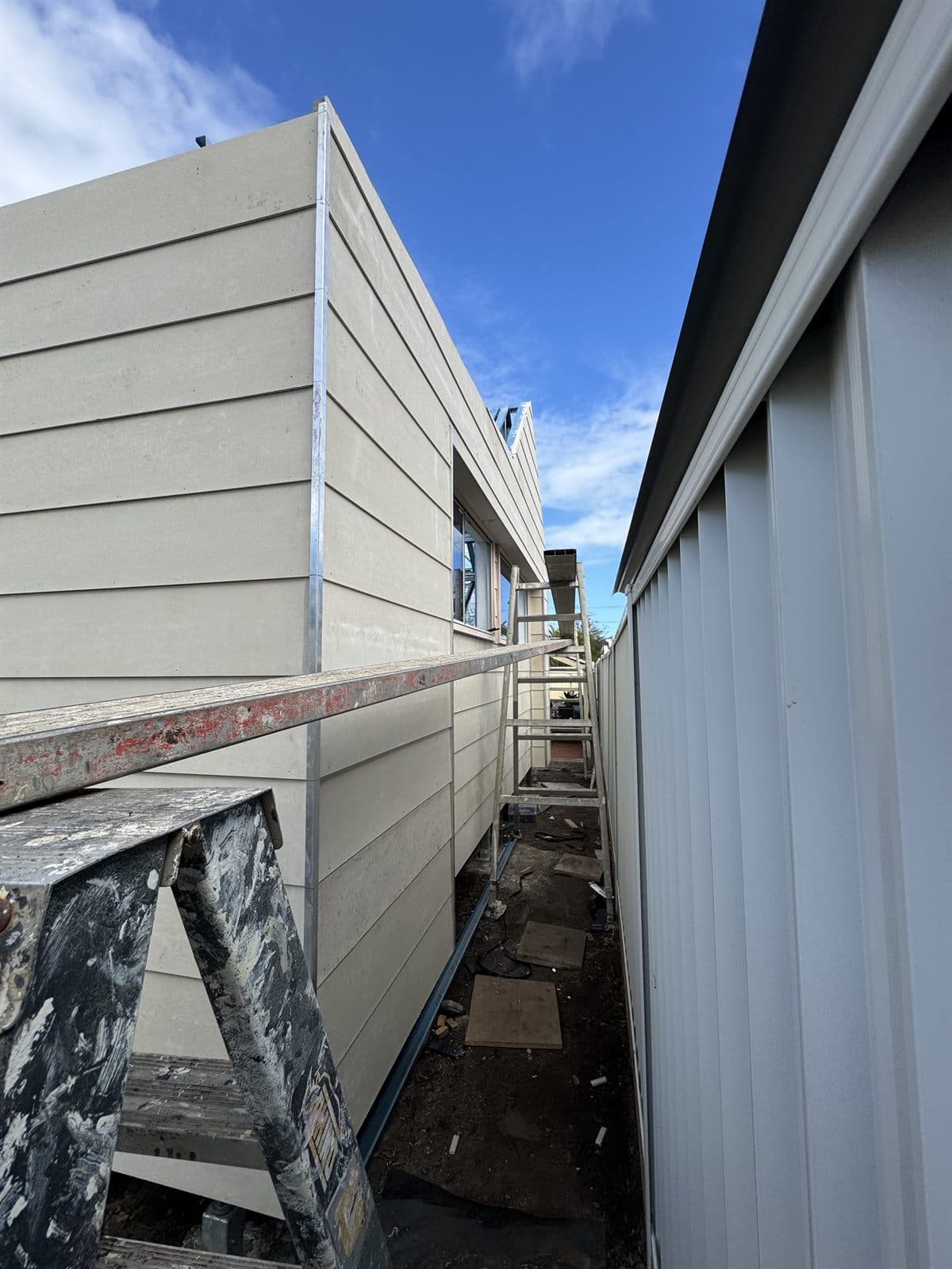 Exterior cladding carpentry work by Inner Edge Homes