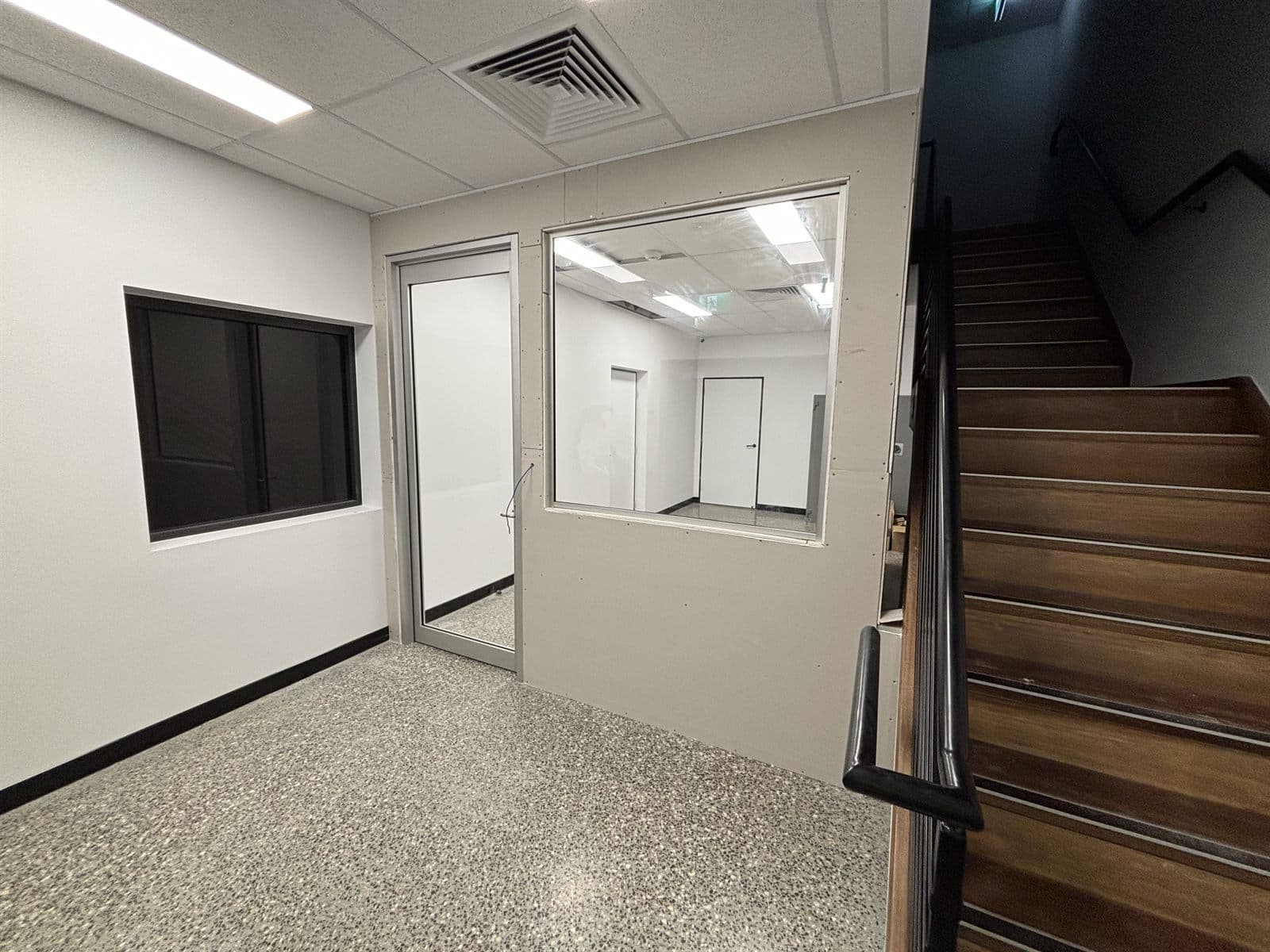 Commercial window and door installation by Inner Edge Homes