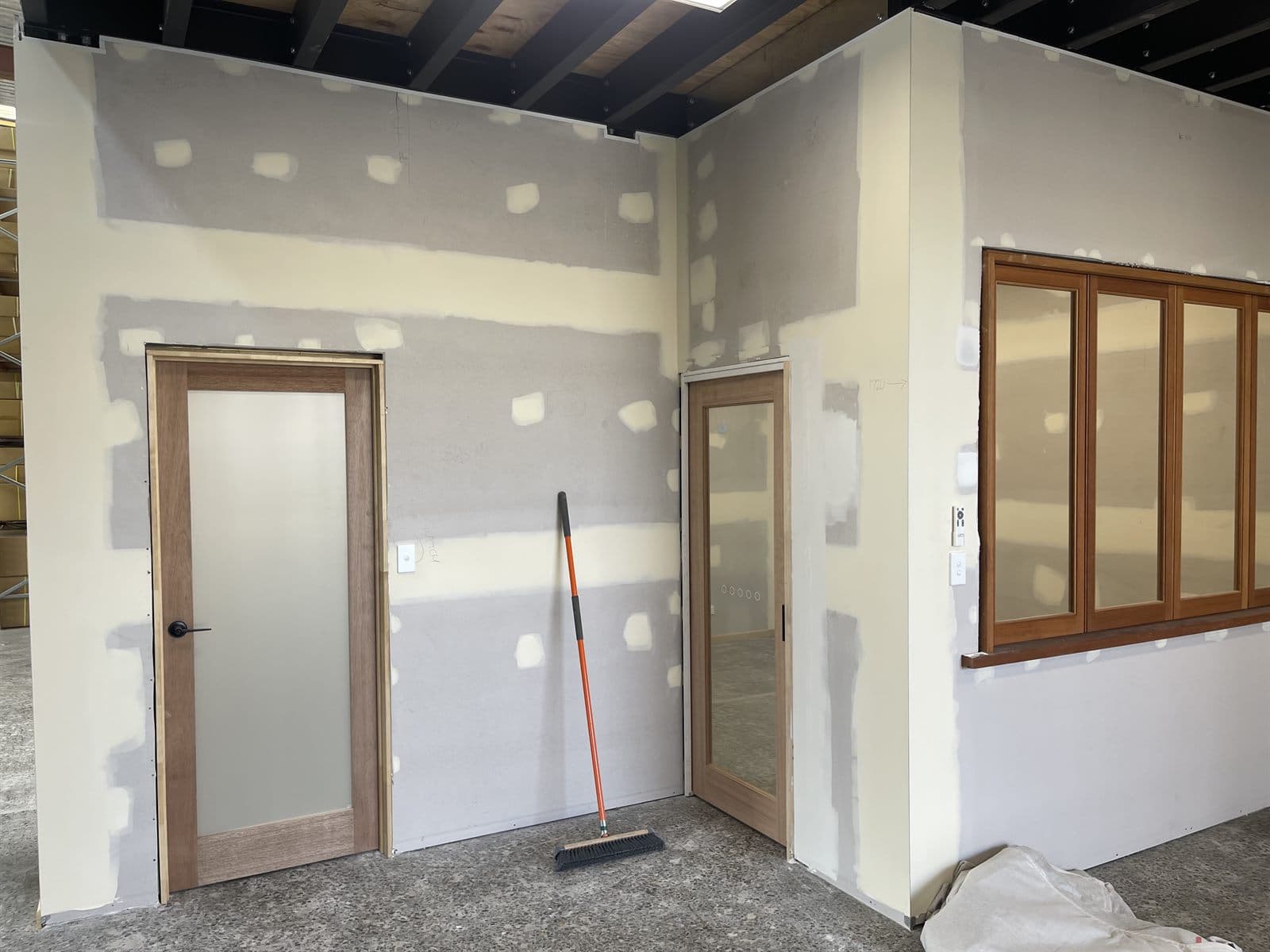 Restored timber door and window carpentry work